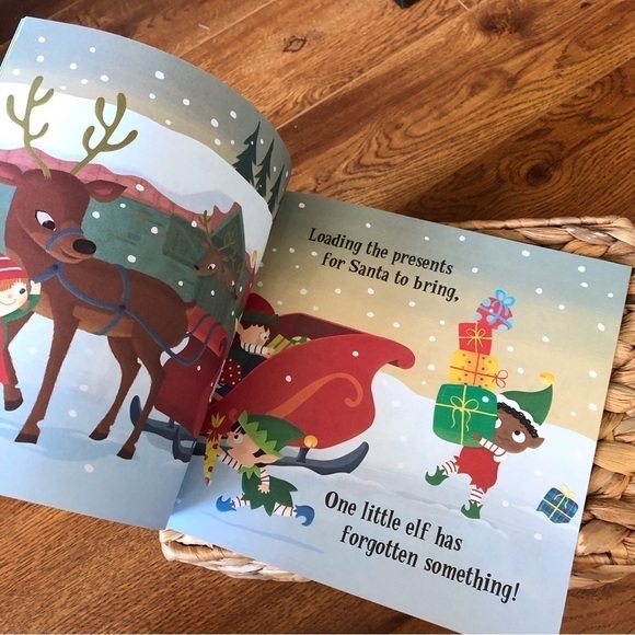 Children’s book: Five Busy Elves by: Patricia Hegarty paperback - Picture 2 of 4